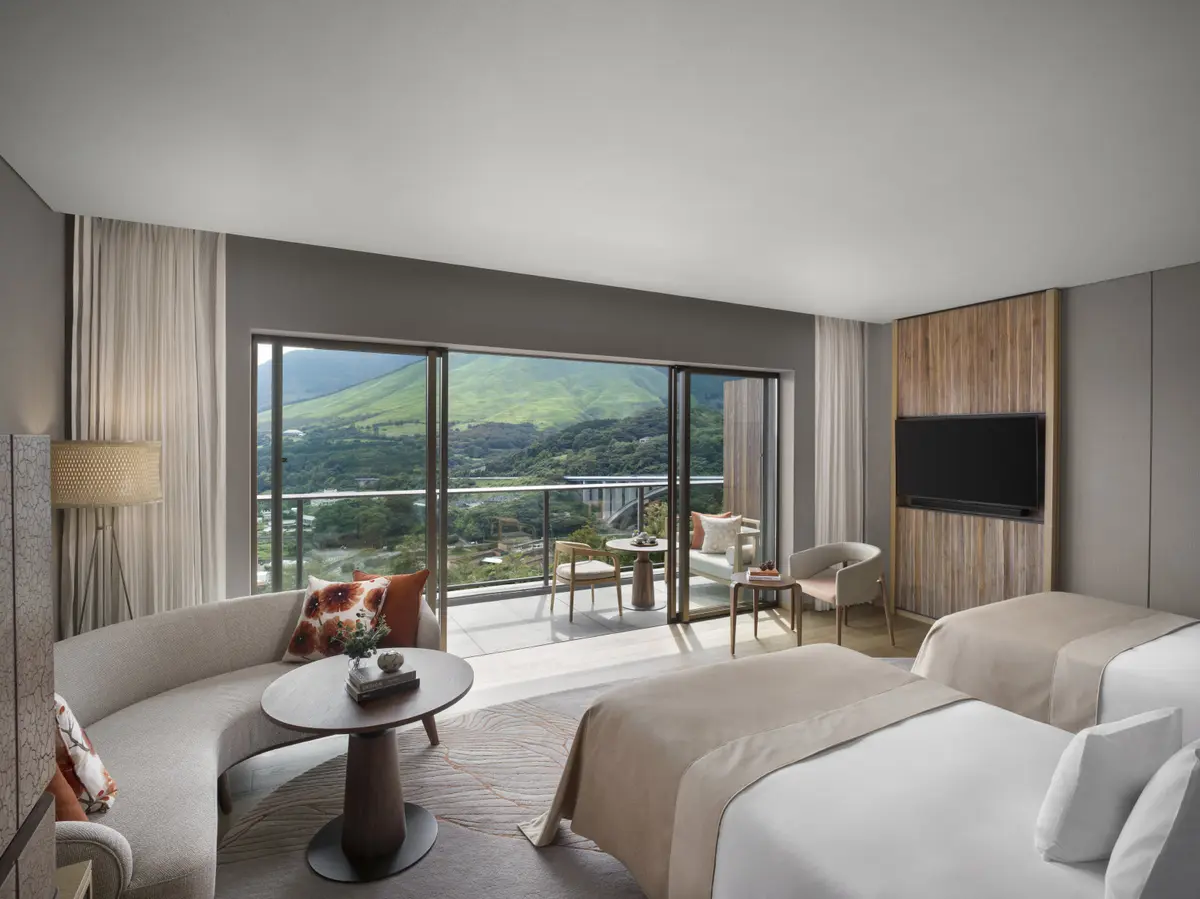 89室の客室は、どれもバルコニー付き。