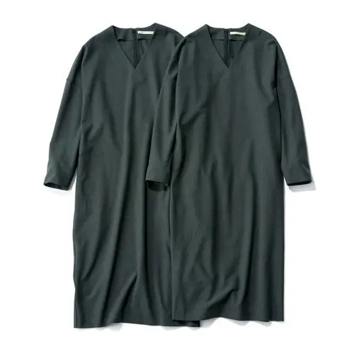 E by eclat あったかコクーンワンピース ￥19,000+税