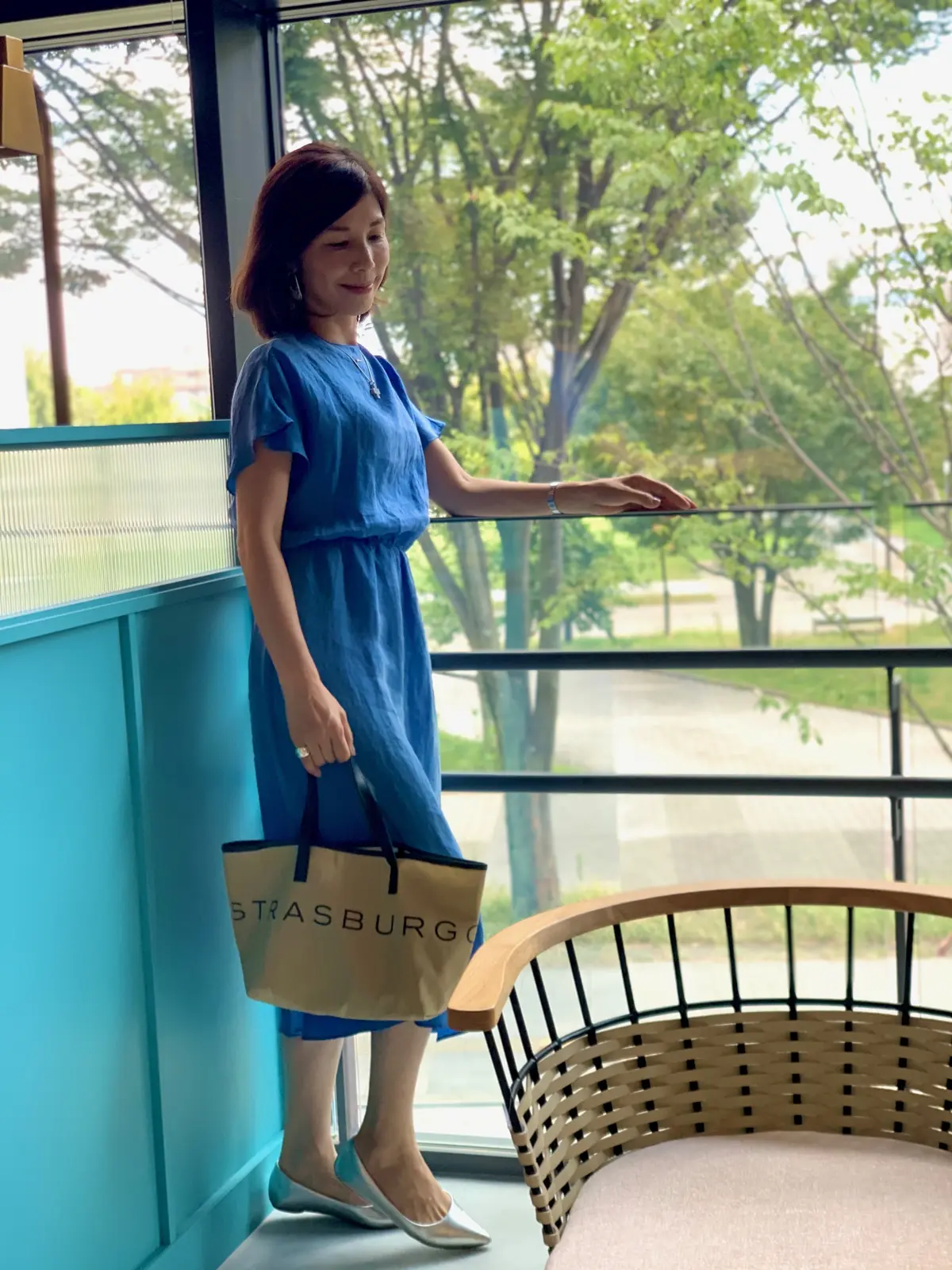 ９月号付録ストラスブルゴのトートはワンピの画像_2
