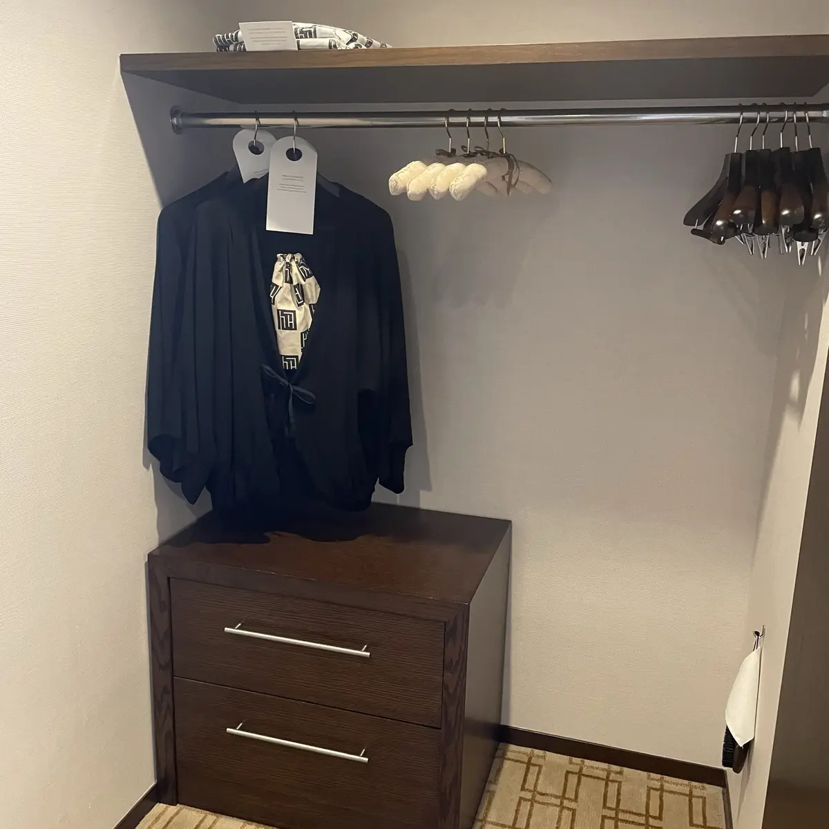 ハイアット リージェンシー 箱根 ゲストルームツインのクローゼット