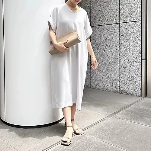 【50代 ワンピース】初夏の大人のワンピの画像_16