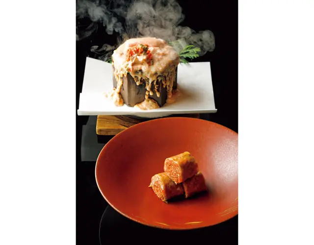 「蟹グラタン」。カニの味が生きたシンプルグラタン。