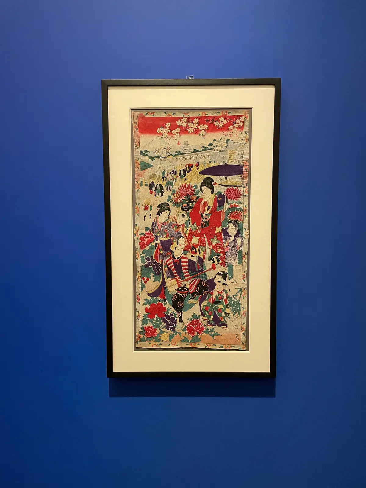 初下ろしのグリーンのお着物でミロ展への画像_2