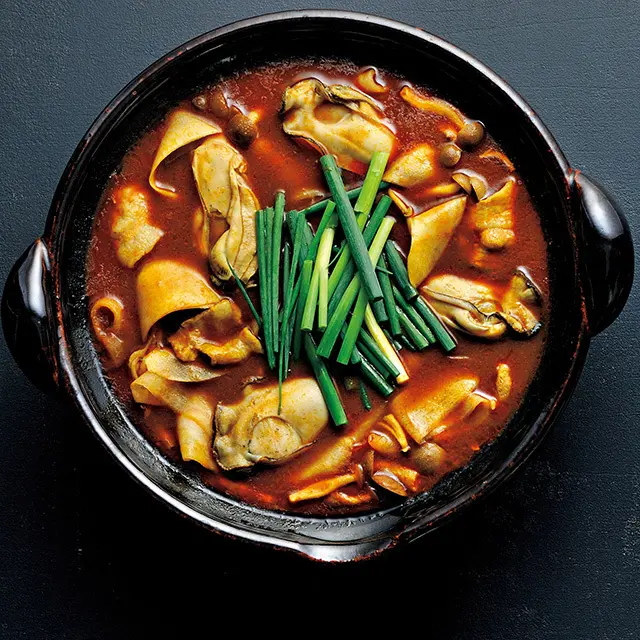 大根と牡蠣のカレー鍋