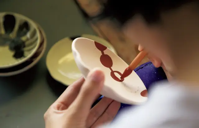 『六兵衞窯』の琳派の豆皿