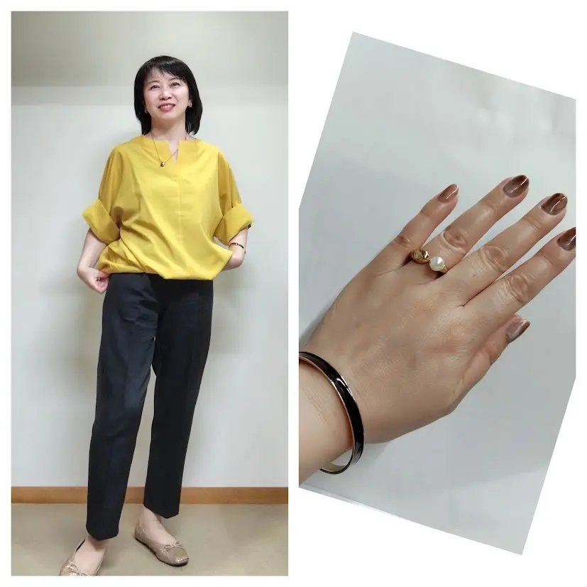 8月後半。アラフィフ秘書お仕事毎日服の画像_3