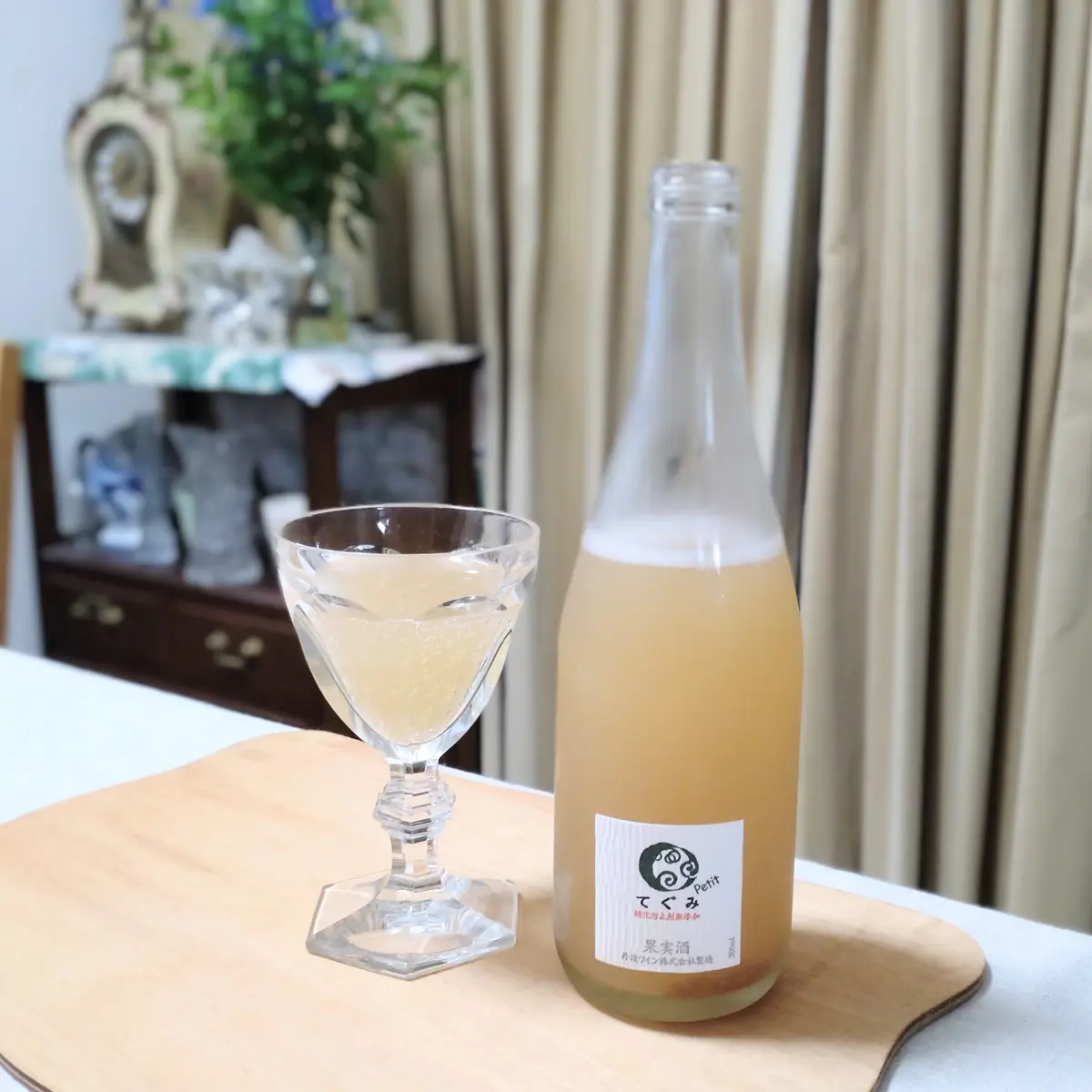 丹波ワイン　てぐみ　バカラグラス