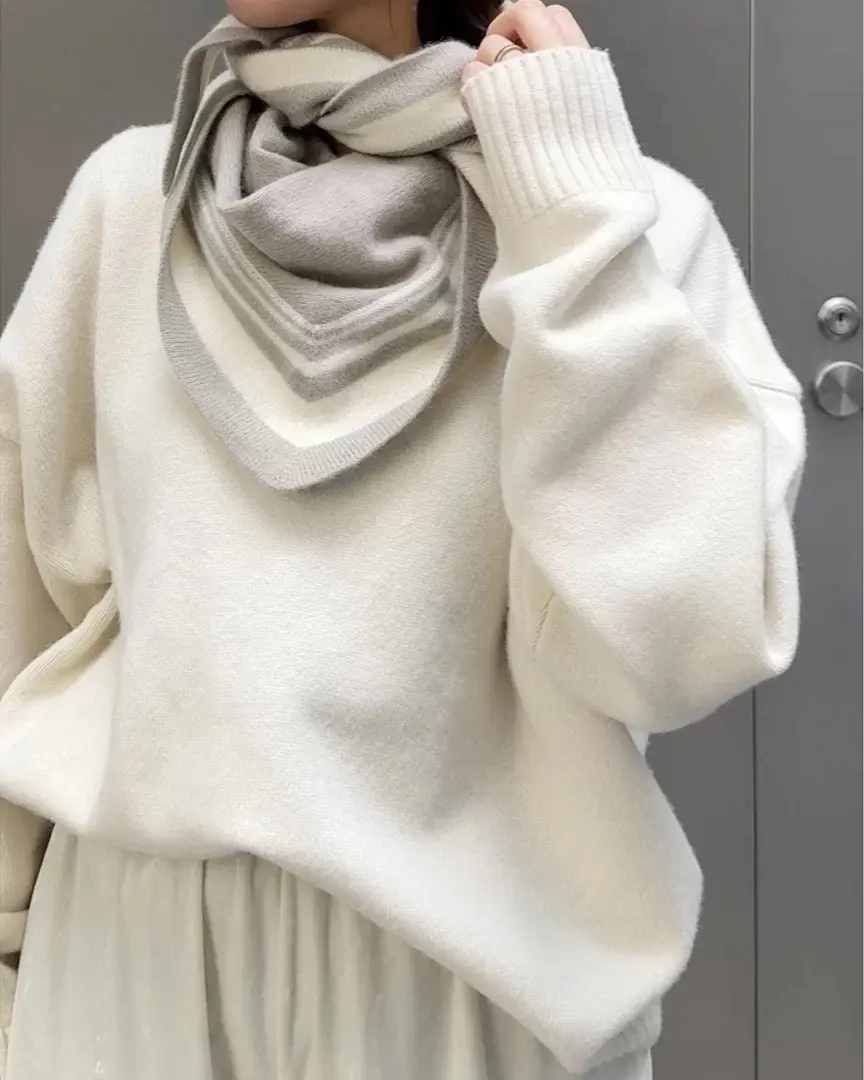 ストールの巻き方6選｜冬コーデを格上げすの画像_6