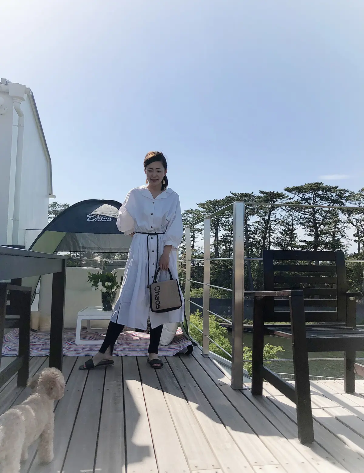 プチプラ着やせワンピでベランピング♪の画像_1