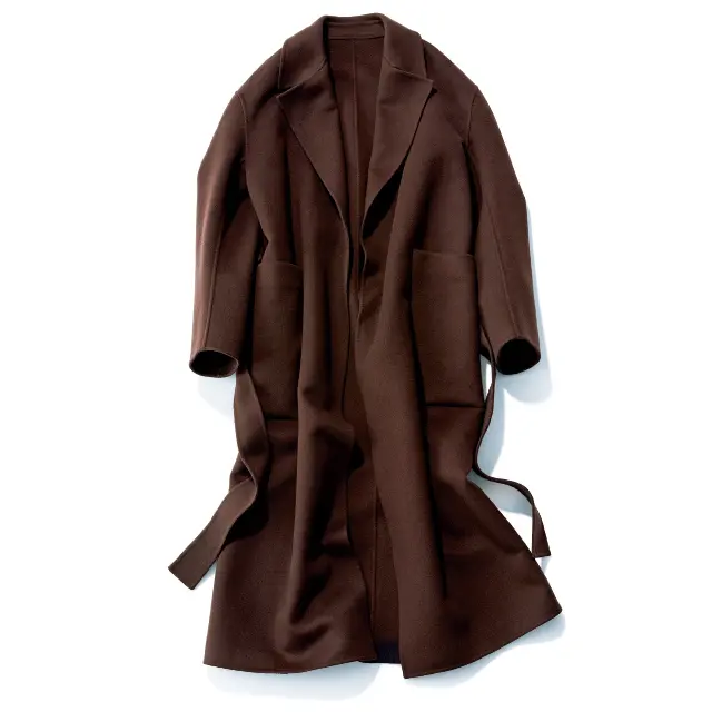 ブラウン　コート　ブラミンク