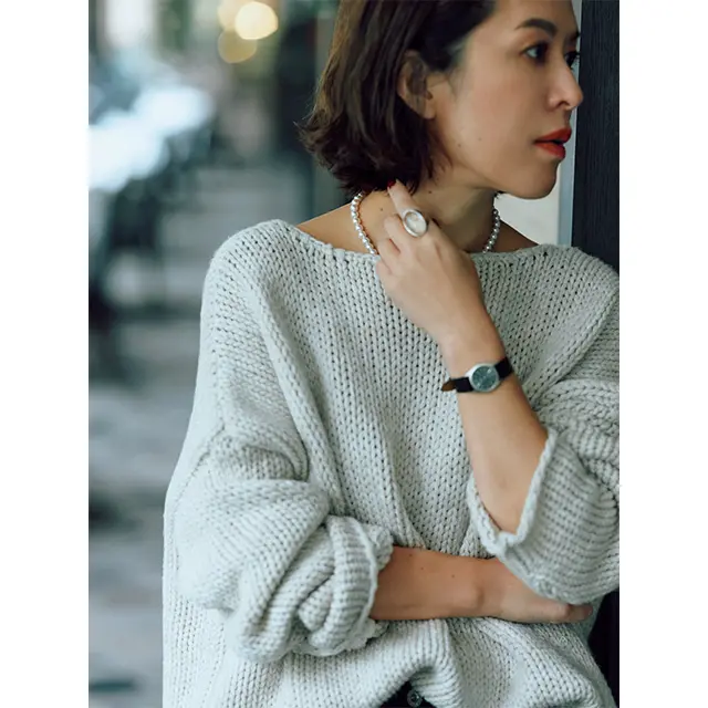 もう太って見えない！冬ニットのおしゃれな着こなし方【スタイリスト・大草直子の「冬のおしゃれ塾」】