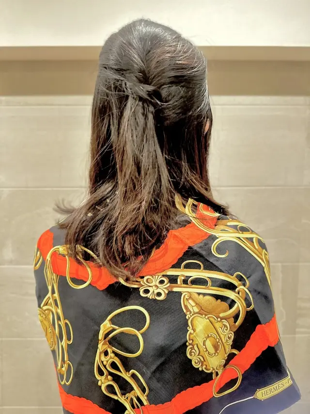 HERMESスカーフと Black &Rの画像_8