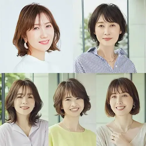 【50代に人気のヘアスタイル・髪型カタログ】おばさんぽくならずにー5歳が叶う！ショート・ボブ・ミディアム・ロング別
