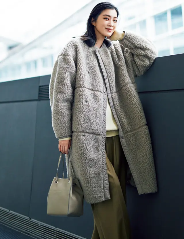 かわいさとスポーティさがべストバランスが人気のボアコート