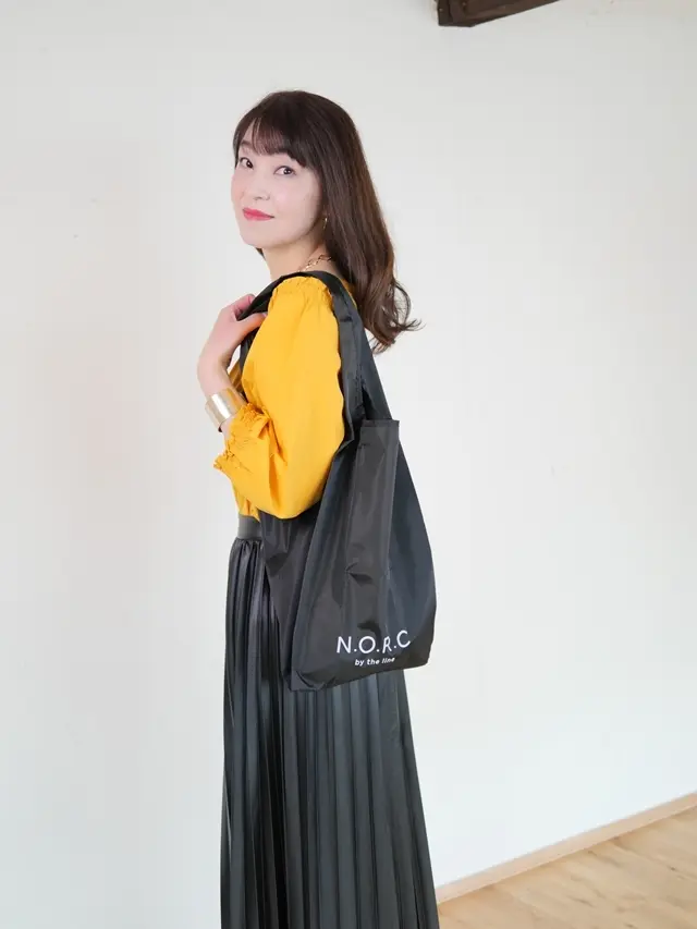 エクラ4月号特別付録N.O.R.C×エクラ黒ショッパーBAG