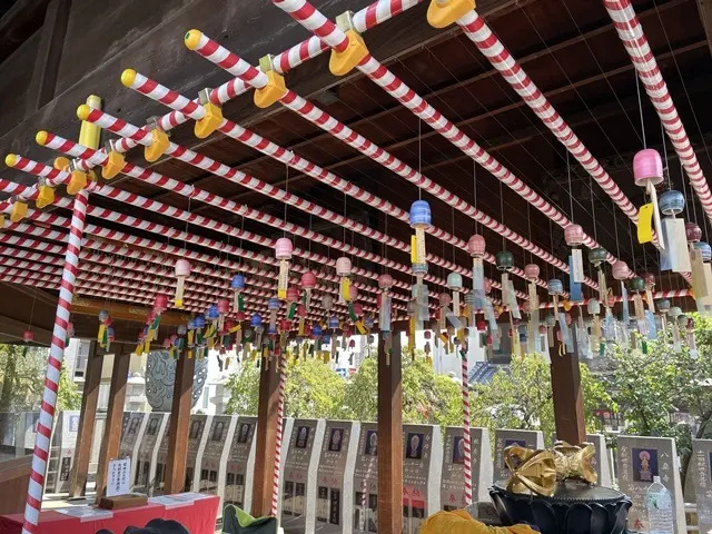 成田山川越別院の風鈴