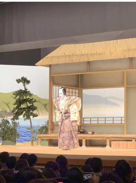 公演終了後　実盛の尾上右近さん