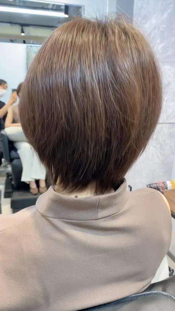 ショートウルフ　ビフォー２