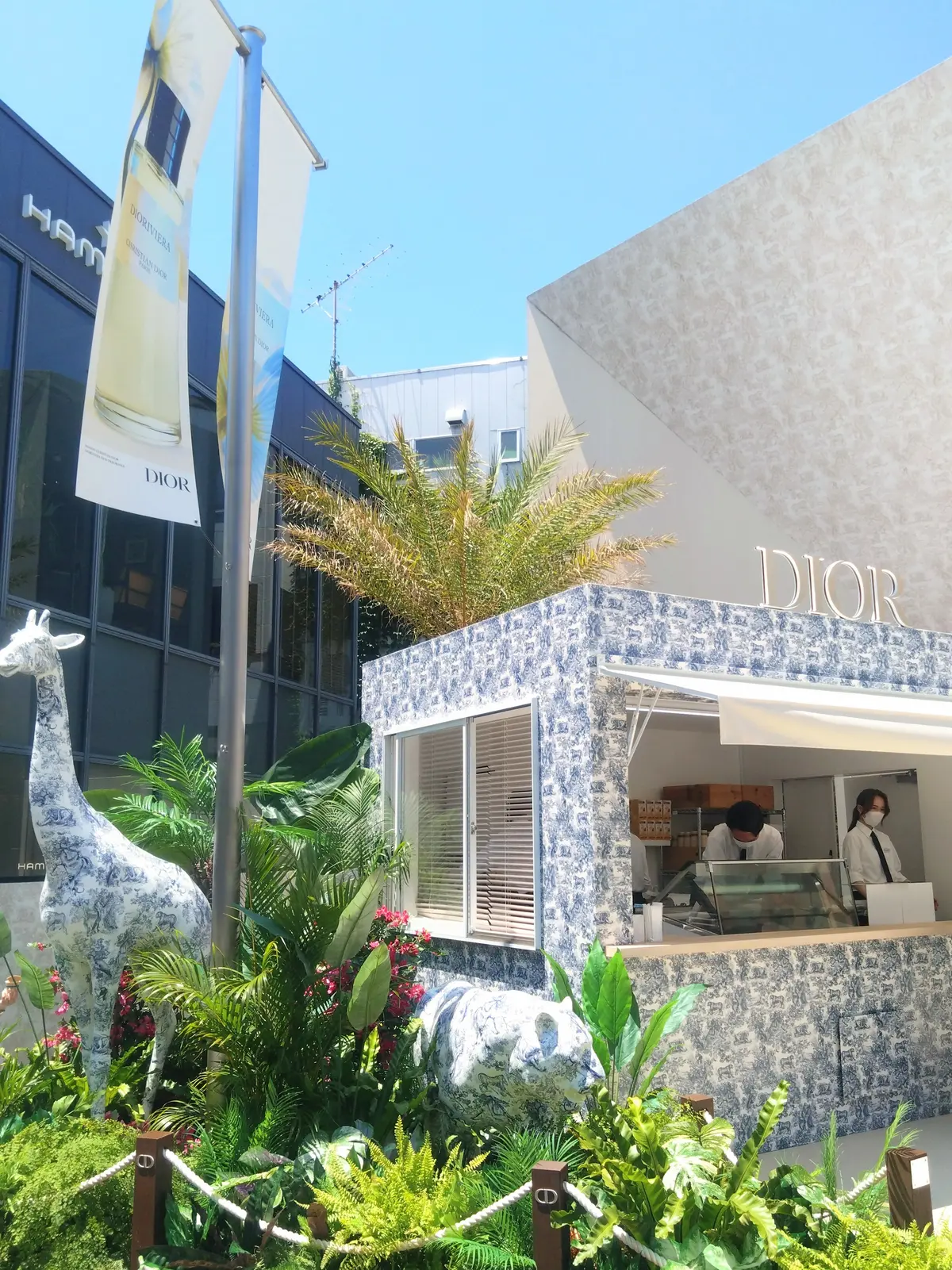 DIORのポップアップイベント、LE JARDIN DIORIVIERA、ディオール