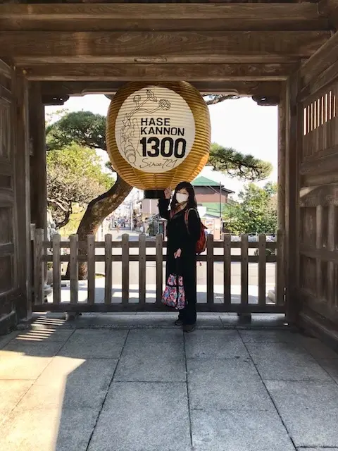 長谷寺山門の提灯