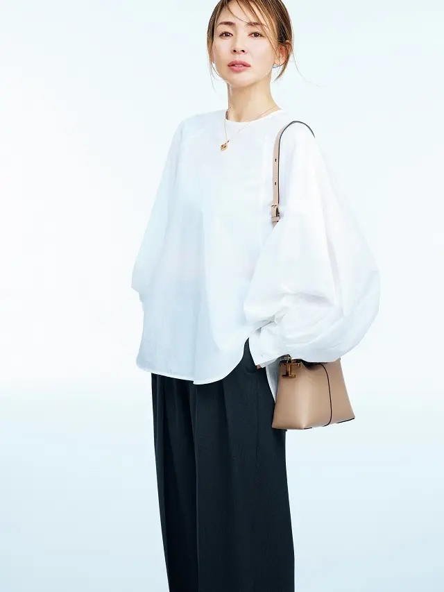 【今っぽく盛れるシャツ＆ブラウスコーデ4選】大人が着映える4タイプはこれ！
