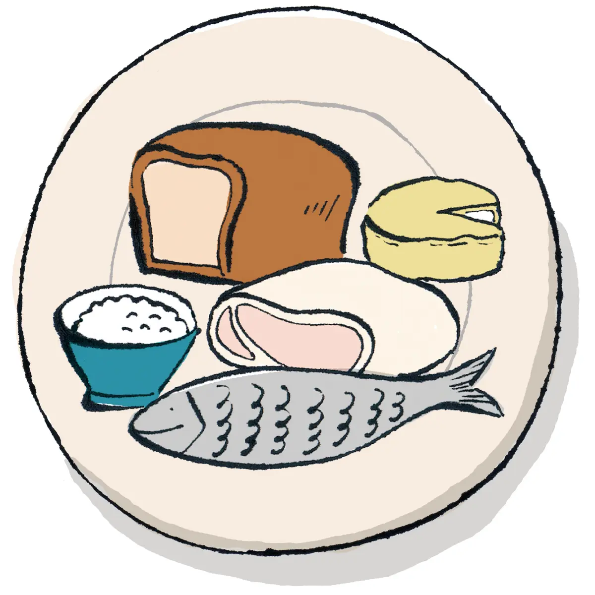 OurAge×Webエクラ　スロー食材イラスト