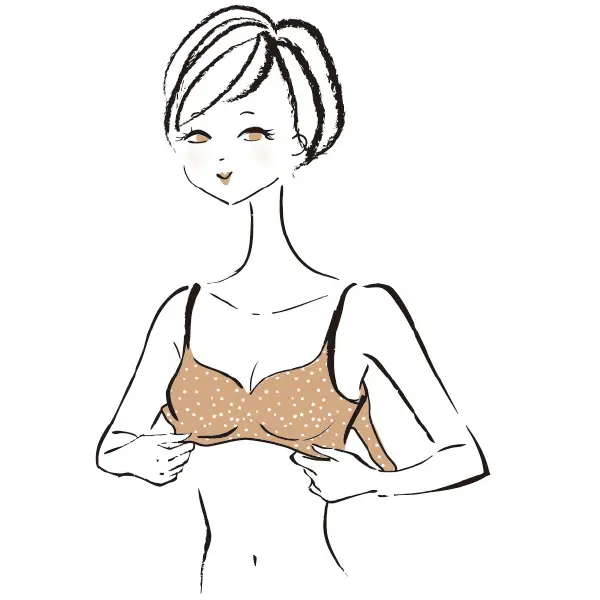 きれいなブラジャーのつけかた1