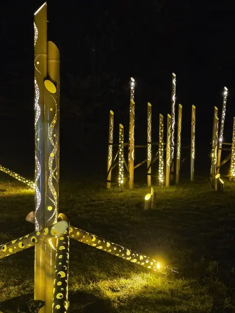 栗林公園ライトアップの画像_6