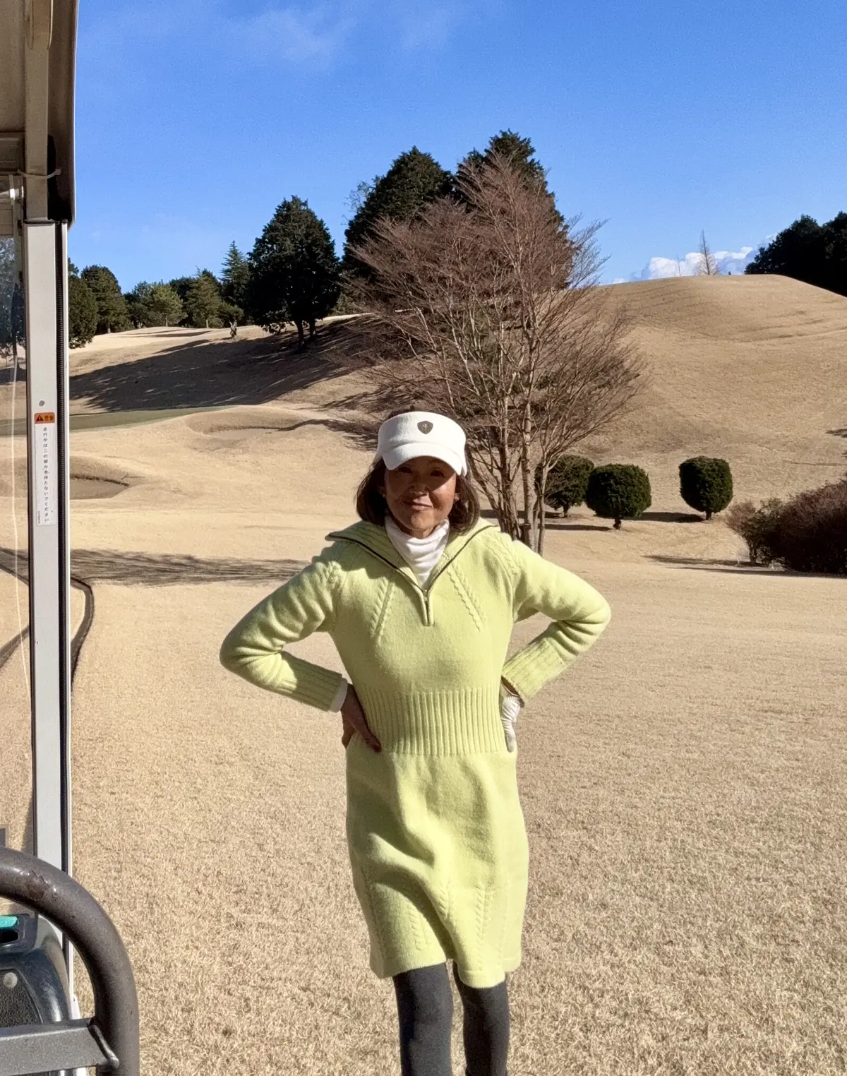 TMGのワンピースのゴルフスタイル