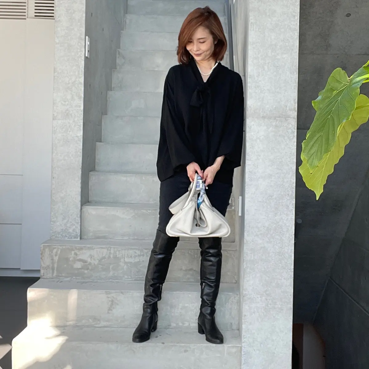 華組　ブーツコーデ