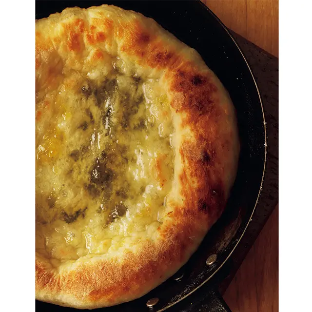 レモンと蜂蜜とタイムのピッツァ