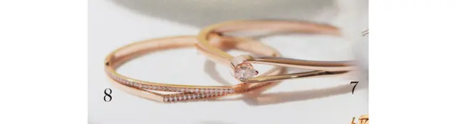 ❼「セルティ・アンヴァーセ」（PG×D）￥2,299,000・❽「アンティフェール」（PG×D）￥1,595,000／レポシ日本橋三越本店（レポシ）