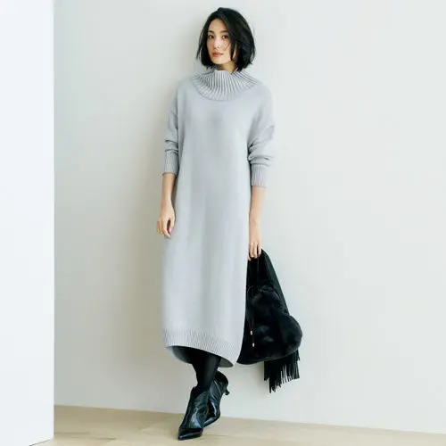 E by eclat ニットワンピース ￥19,000+税