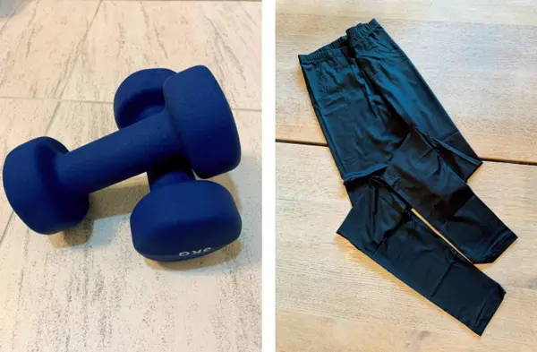 ダンベルは週に3回、約10分