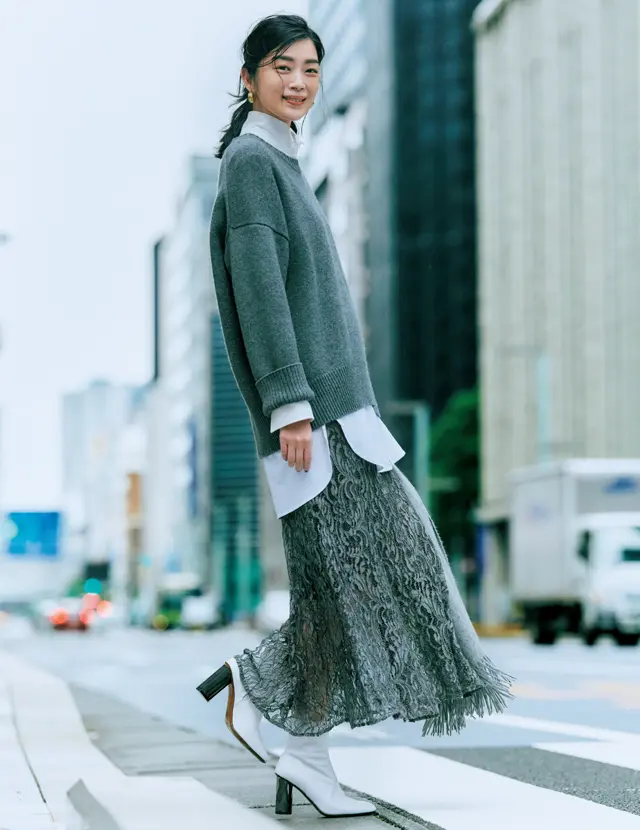 ウィム ガゼットのスカートコーデのゆうき