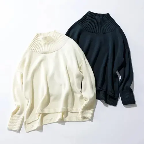 E by eclat ボトルネックショートニット ￥17,600