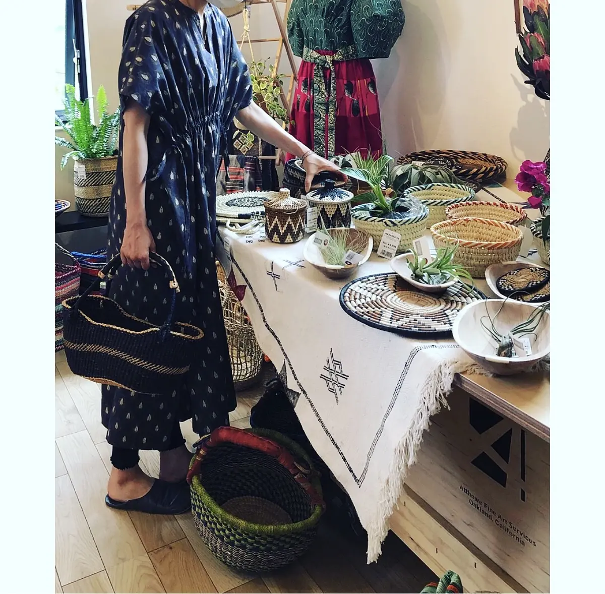 ブロックプリントワンピで妄想トリップ♩の画像_5