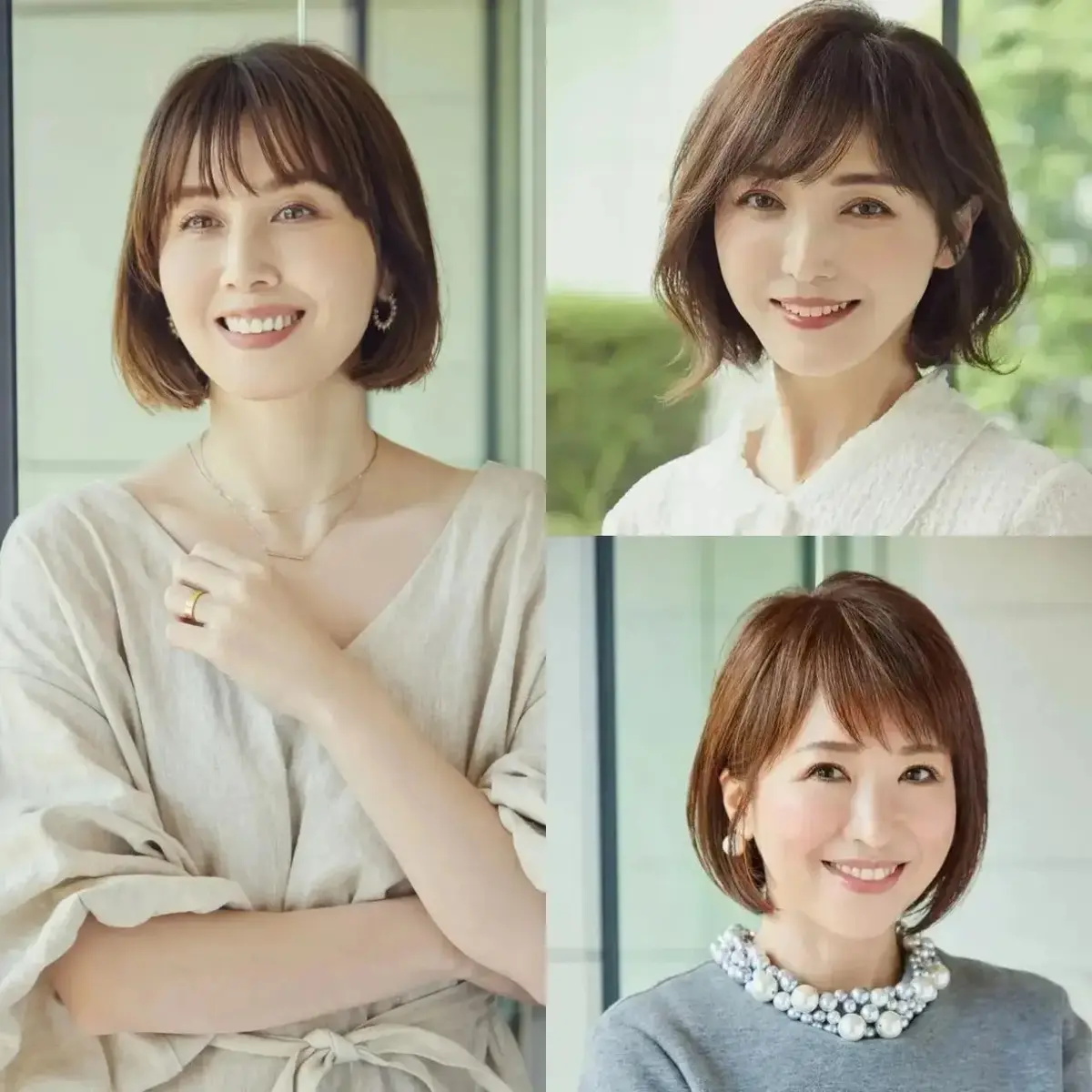 【50代に人気のヘアスタイル・髪型カタログ】おばさんぽくならずにー5歳が叶う！ショート・ボブ・ミディアム・ロング別