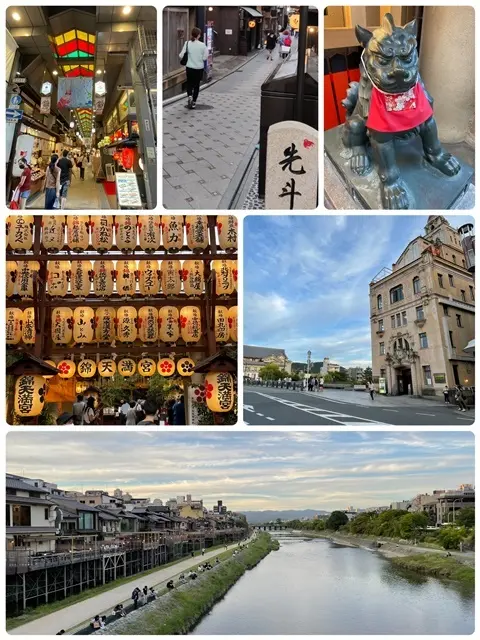 京都河原町付近、錦市場の画像