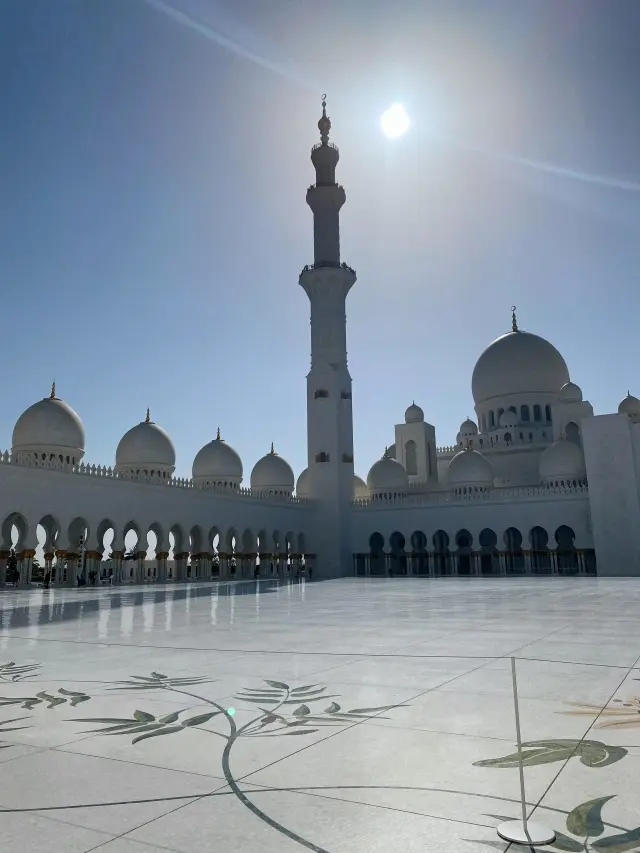 アブダビの象徴眩い「グラン・モスク」へ の画像_6