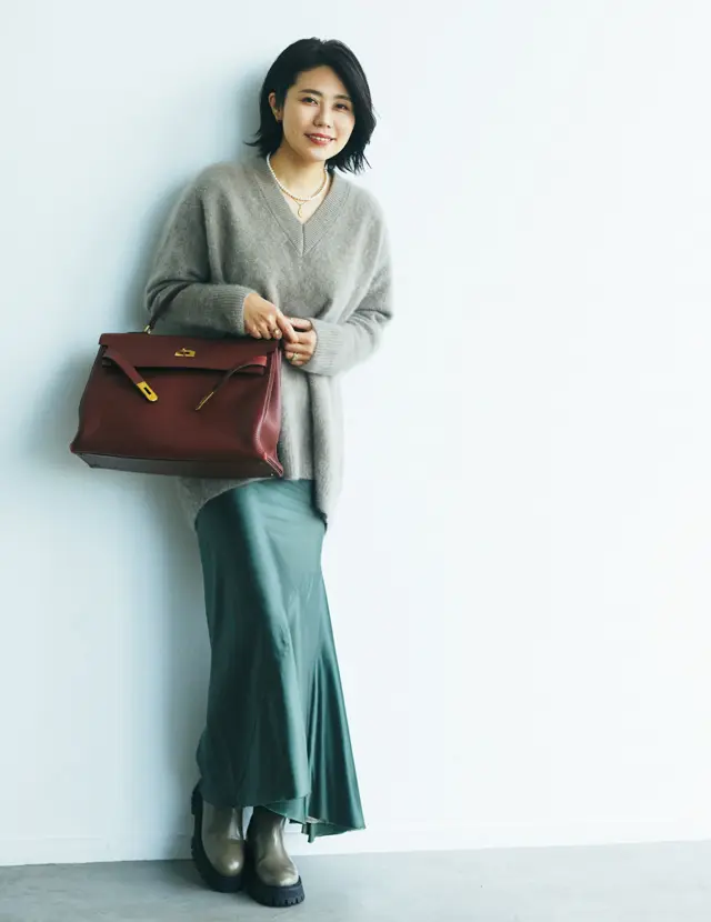 スタイリスト・望月律子さん発「ニュアンスカラー」の重ね技で旬のムードを取り入れて