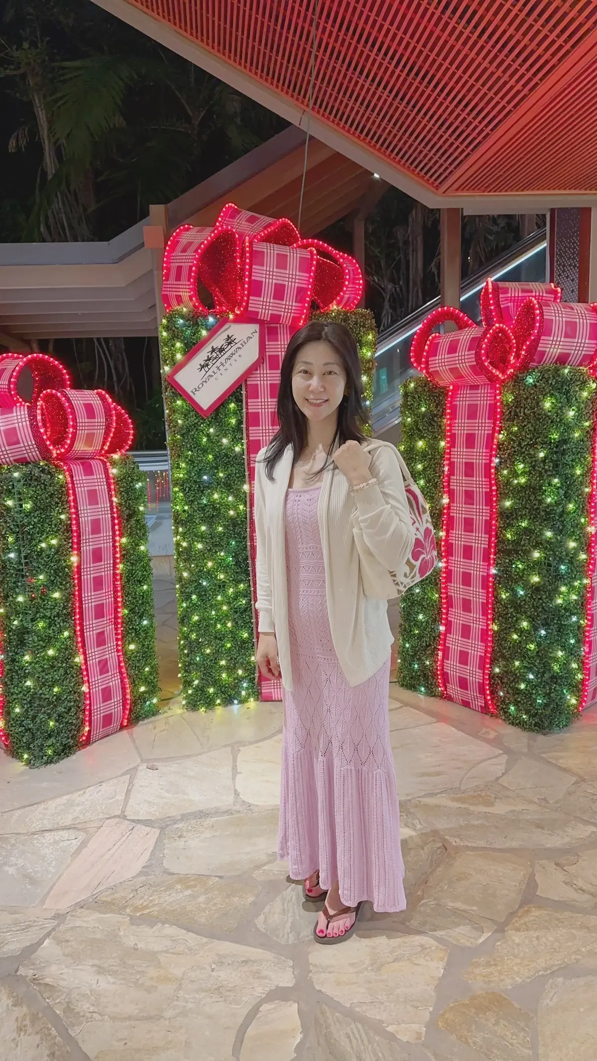 ロイヤルハワイアンセンター内のモニュメント