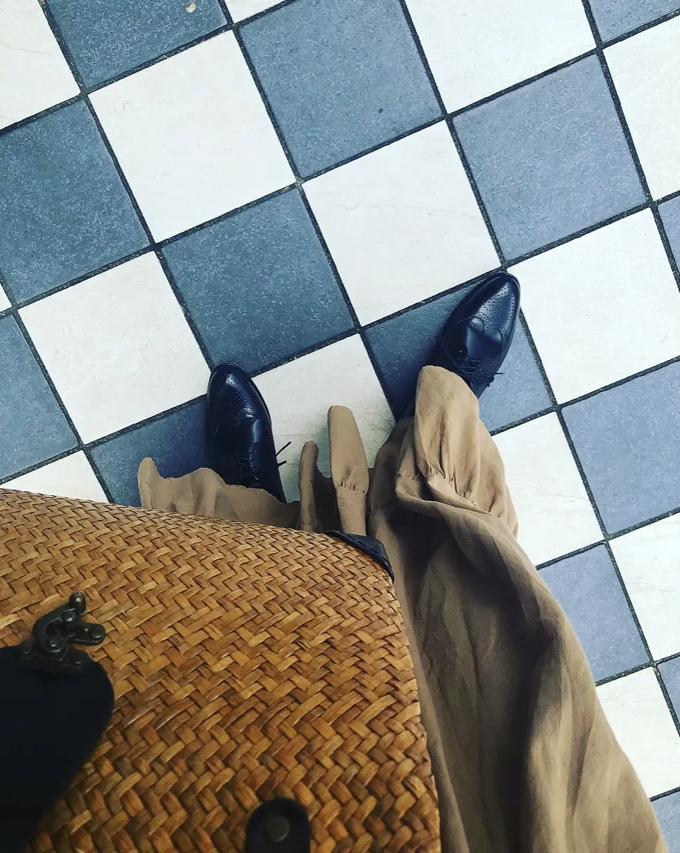 大人の秋色ボーダーコーデ★２styleの画像_9