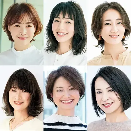 【2023最新版】50代におすすめのヘアスタイル･髪型カタログ