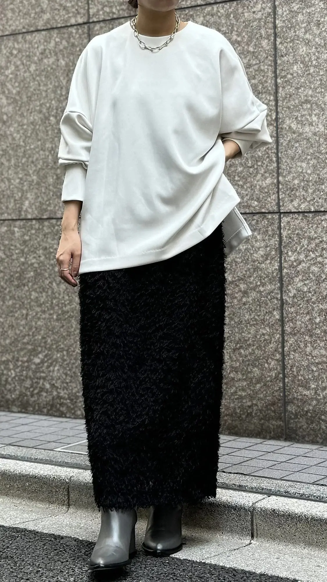 着心地もシルエットも極上な【50代 理想の画像_5