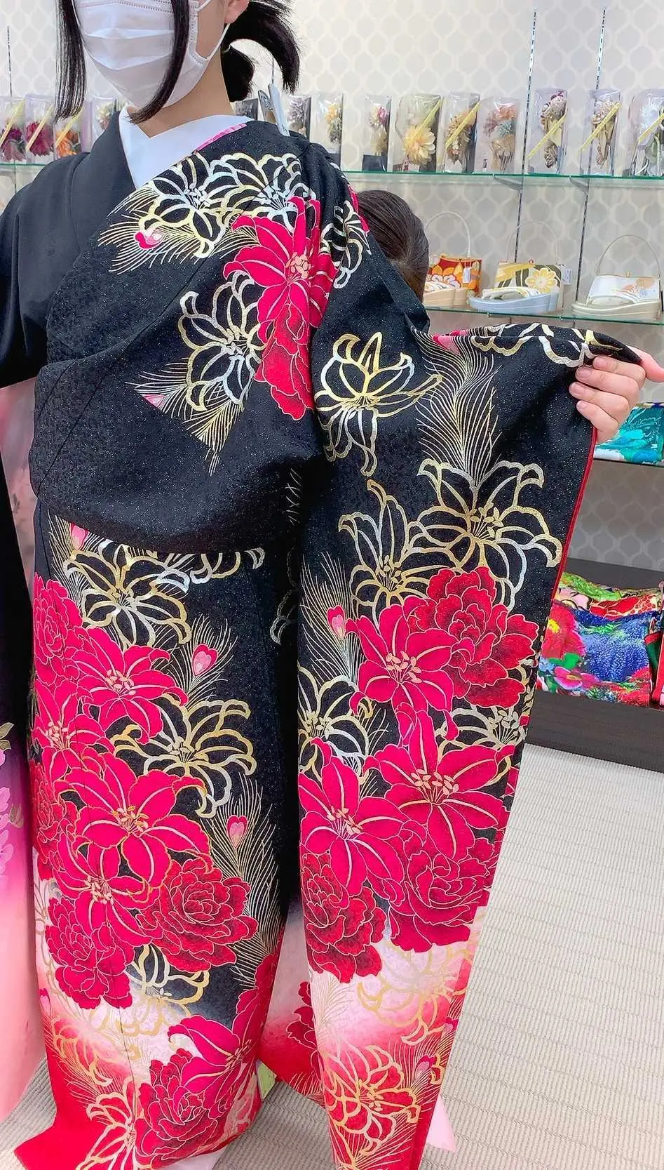 あべのハルカス♥イルミネーション♥きものの画像_4