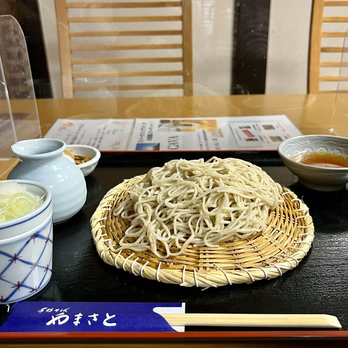 山中湖近くのお蕎麦屋さん「やまさと」お蕎麦