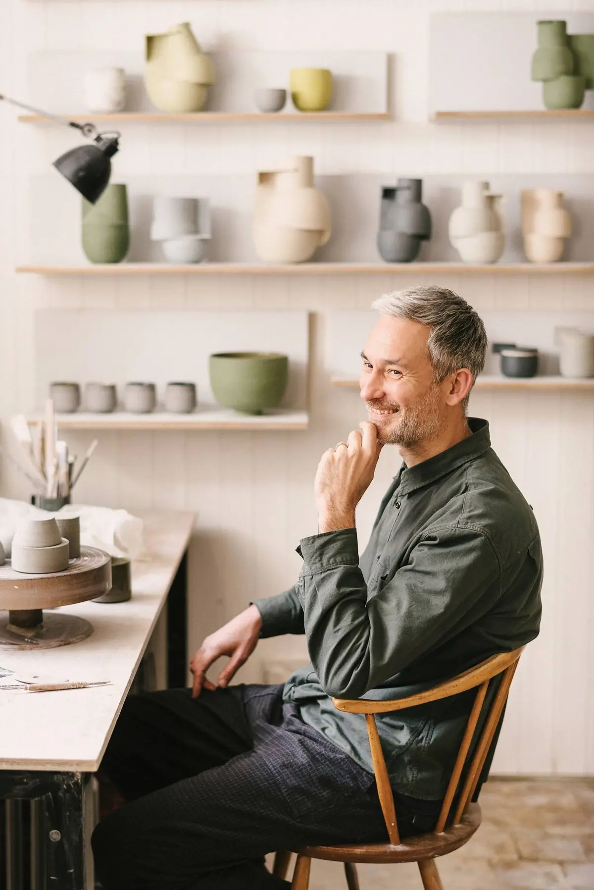 IDÉE GALLERYデレク・ウィルソン本人