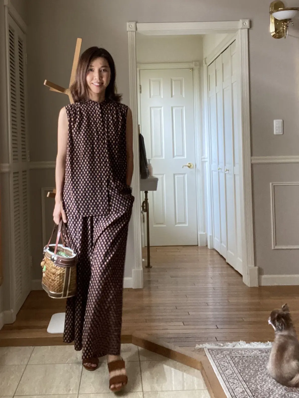 セットアップで時短コーデの画像_3