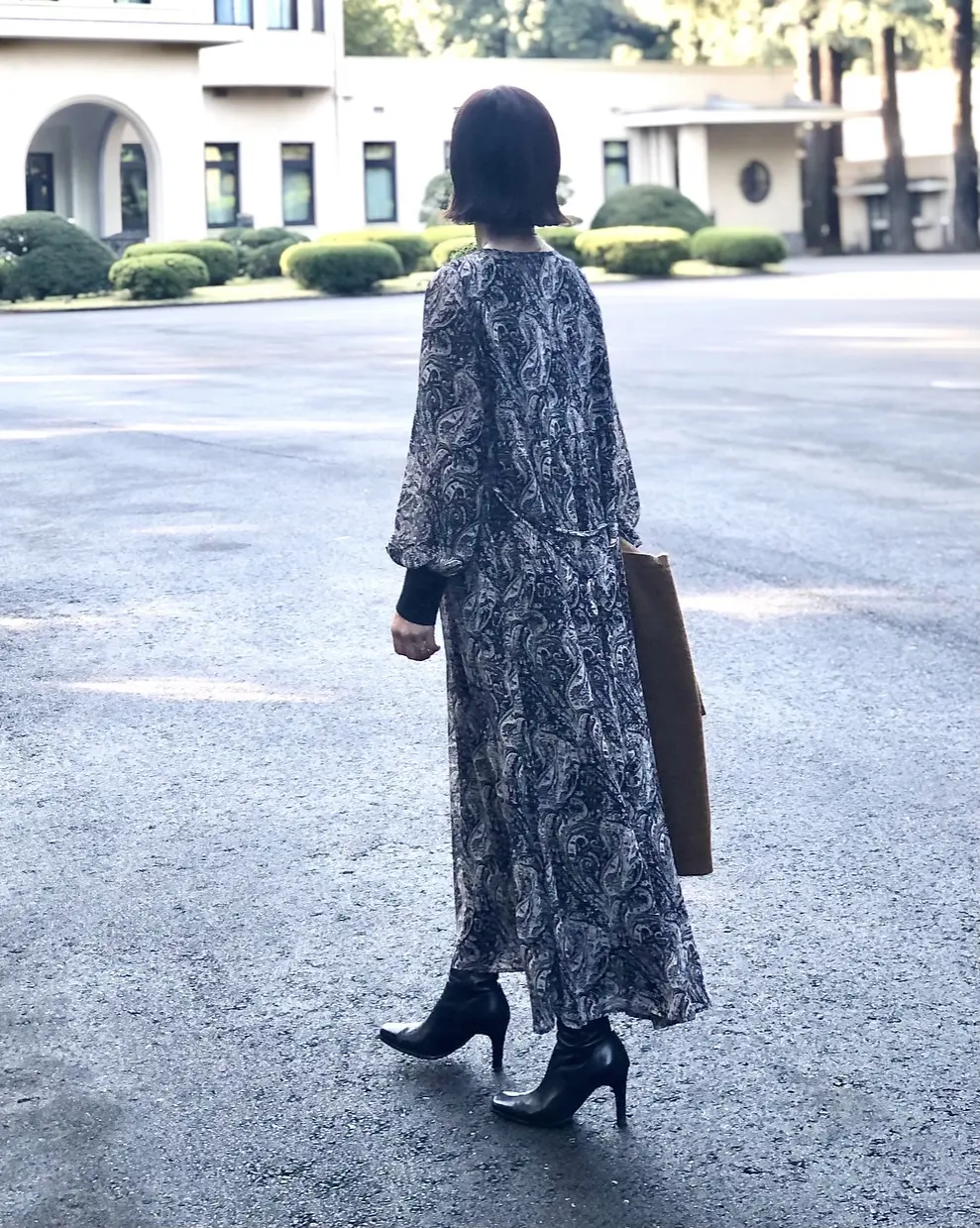 ペイズリーワンピで庭園美術館へ❤︎の画像_13
